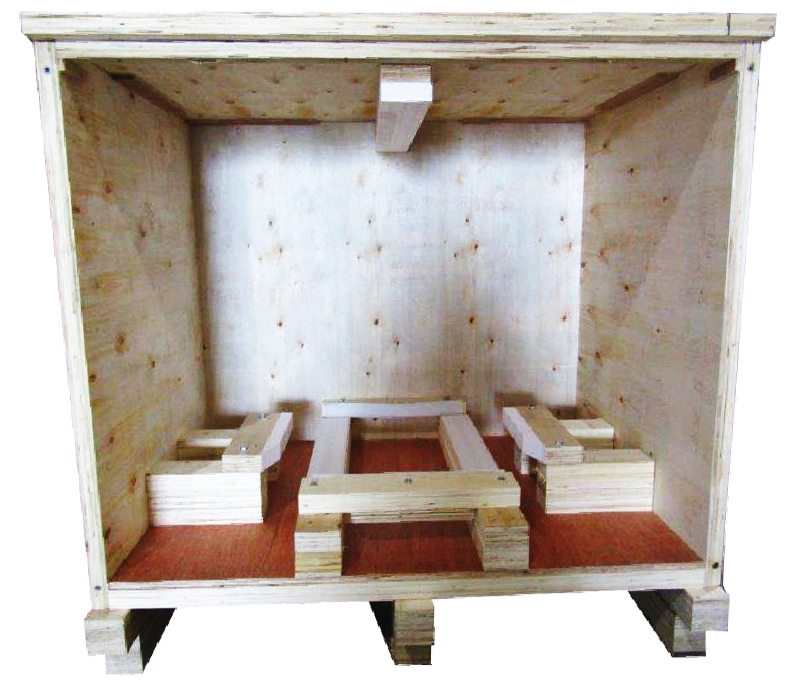 精密機械用の木枠通い箱
